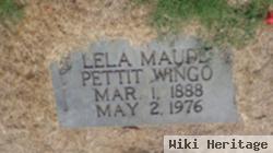 Lela Maude Pettit Wingo