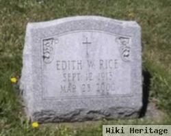 Edith Wagaman Rice