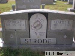 Harold F. Strode