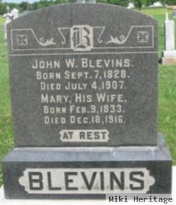 Rev John Wesley Blevins