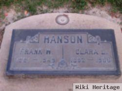 Frank Wagoner Hanson