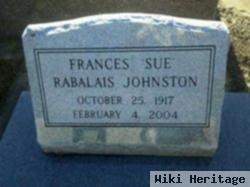 Frances Louise "sue" Rabalais Johnston