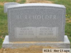 Esther Zimmerman Hoover Burkholder