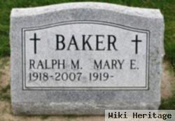 Ralph M Baker