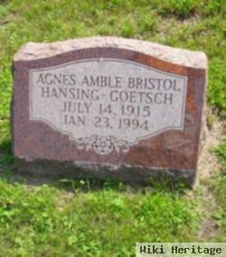 Agnes Amble Bristol Goetsch