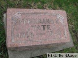 Ferdinand R. Tate