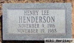 Henry Lee Henderson