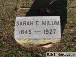 Sarah Elizabeth Lewis Milum