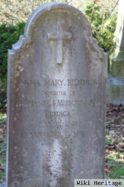 Anna Mary Riddick