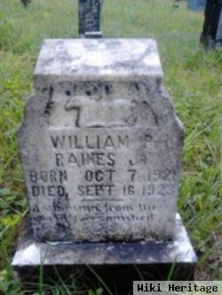 William P. Raines, Jr