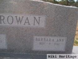 Barbara Ann Rowan