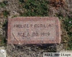 Pauline P Mcmillan