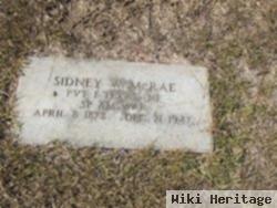 Sidney W Mcrae