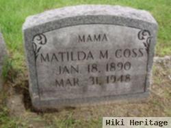 Matilda M Coss