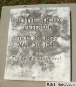 Jettye Hendrix Peterson