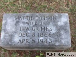 Mattie Dobson Grimes