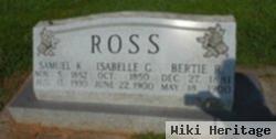 Bertie R Ross