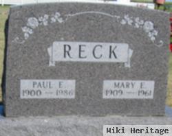 Paul Ernest F. Reck