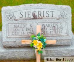 Warren S Siegrist