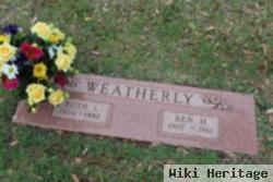 Ruth L Marshal Weatherly