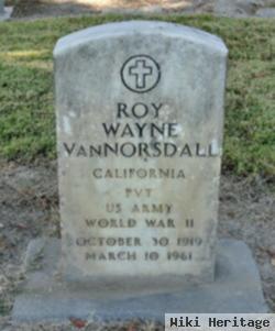 Roy Wayne Vannorsdall