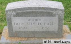 Dorothy D Lane