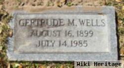 Gertrude M Wells