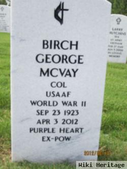 Col Birch George Mcvay