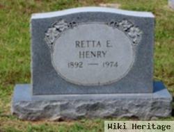 Retta E. Henry