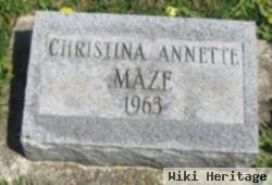 Christina Annette Maze