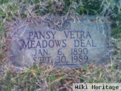 Pansy Vetra Meadows Deal