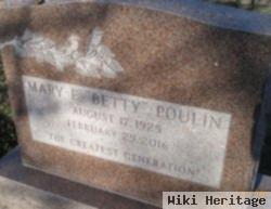 Mary E "betty" Poulin