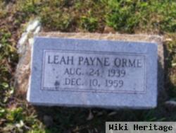 Leah Payne Orme