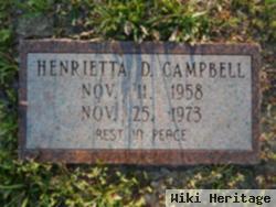 Henrietta D. Campbell