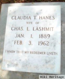 Claudia Tryphena Hanes Lashmit