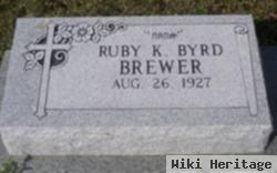 Ruby K Byrd Brewer