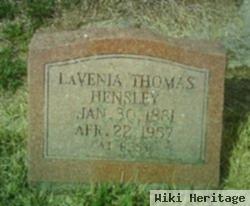 Lavenia Jean Thomas Hensley