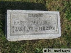 Harry Paul Lurie, Iii