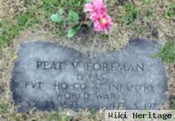 Peat Vann Foreman