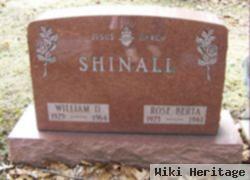 William D Shinall