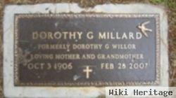 Dorothy G Willor Millard
