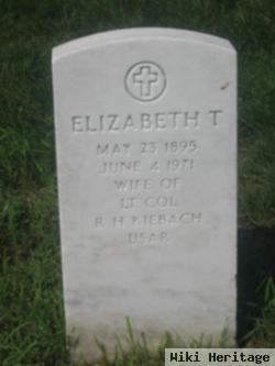 Elizabeth T Kiebach