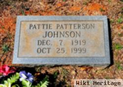 Pattie Patterson Johnson