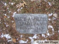 Alice Annette Fancher Spademan