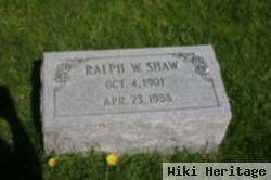 Ralph W. Shaw