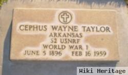 Cephus Wayne Taylor