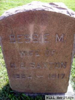 Bessie Mary Chamberlain Saxton