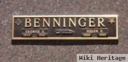 Helen E King Benninger