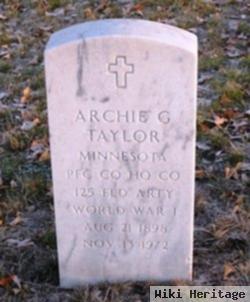 Archibald G "archie" Taylor