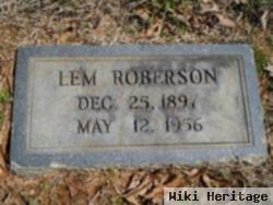 Lem Roberson